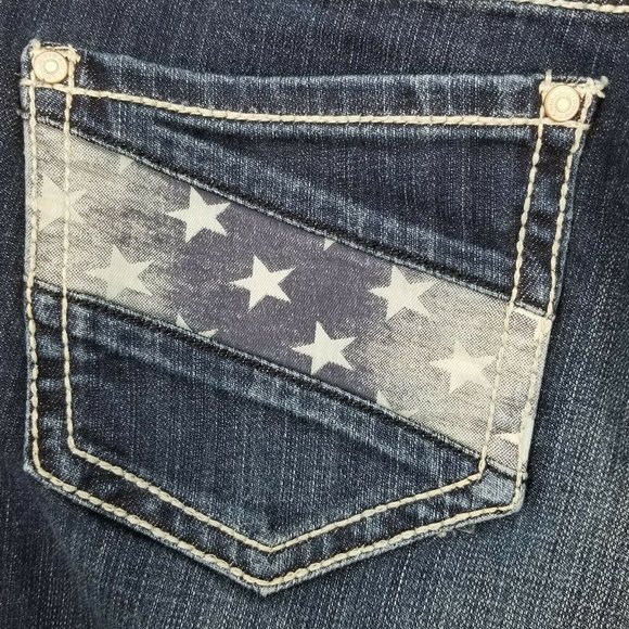 Rock & Roll Womens Blue Boyfriend Jeans Size 31X30 - Picture 8 of 10